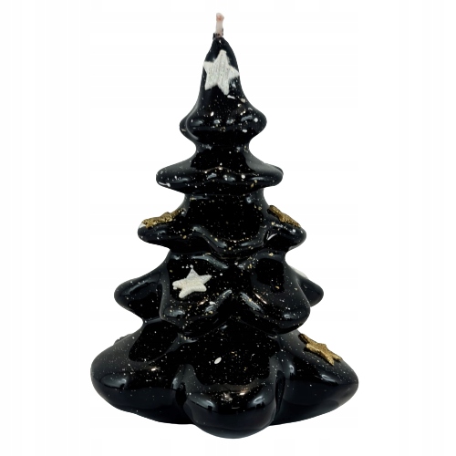 

Świeca Choinka Czarna Lakier Duża Święta