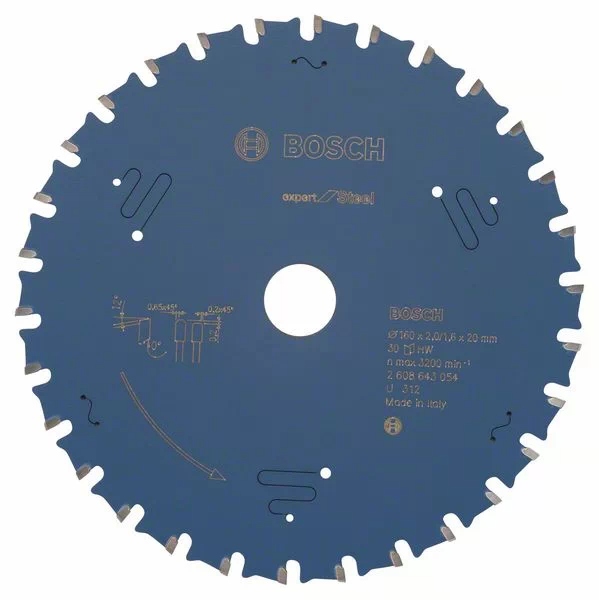 

Bosch Tarcza Pilarska Expert For Steel 160x20 Z30
