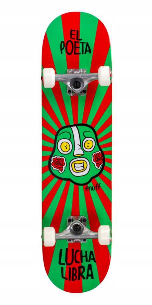 Skateboard pro děti Enuff Lucha Libre 7.25" Red Green