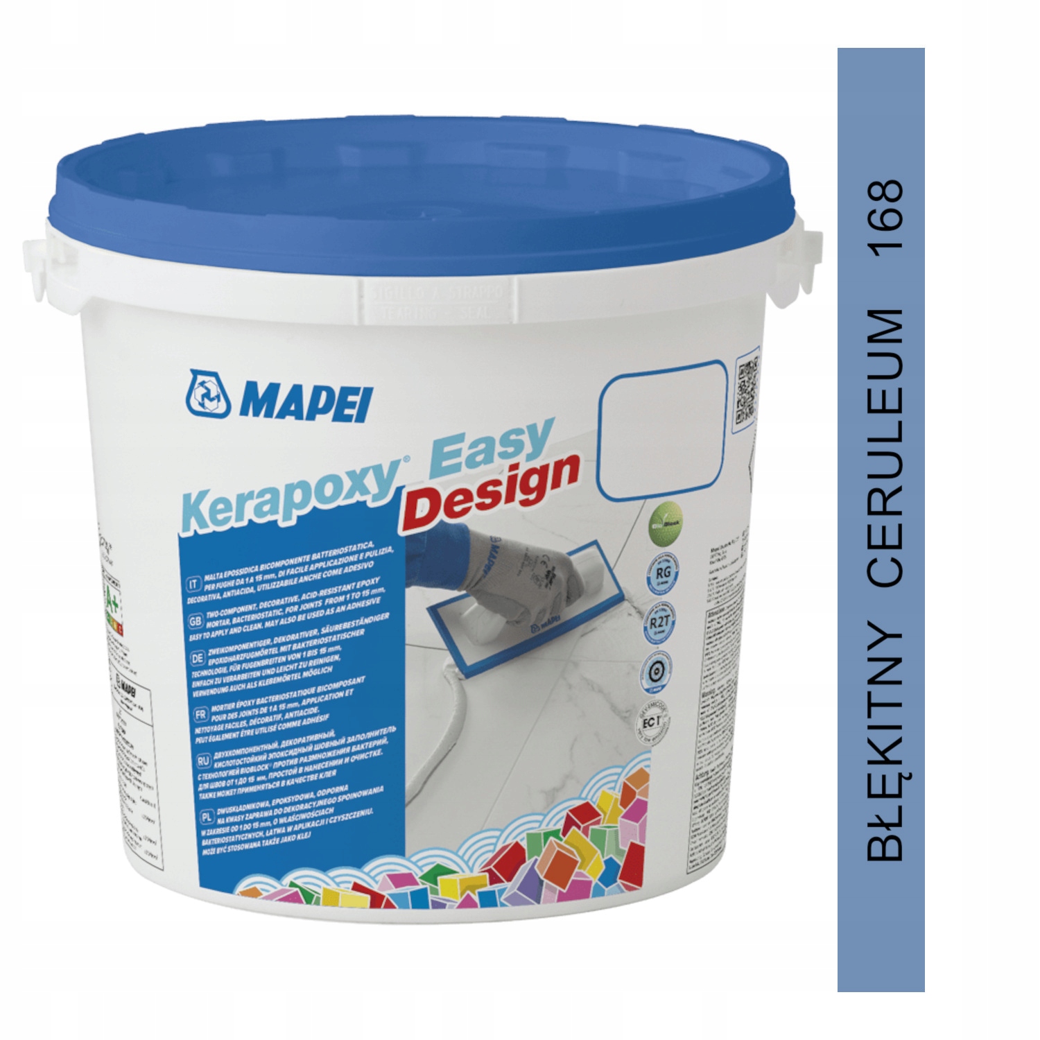 Mapei Kerapoxy Easy Design Fuga epoksydowa 3kg 168 Błękitny Ceruleum