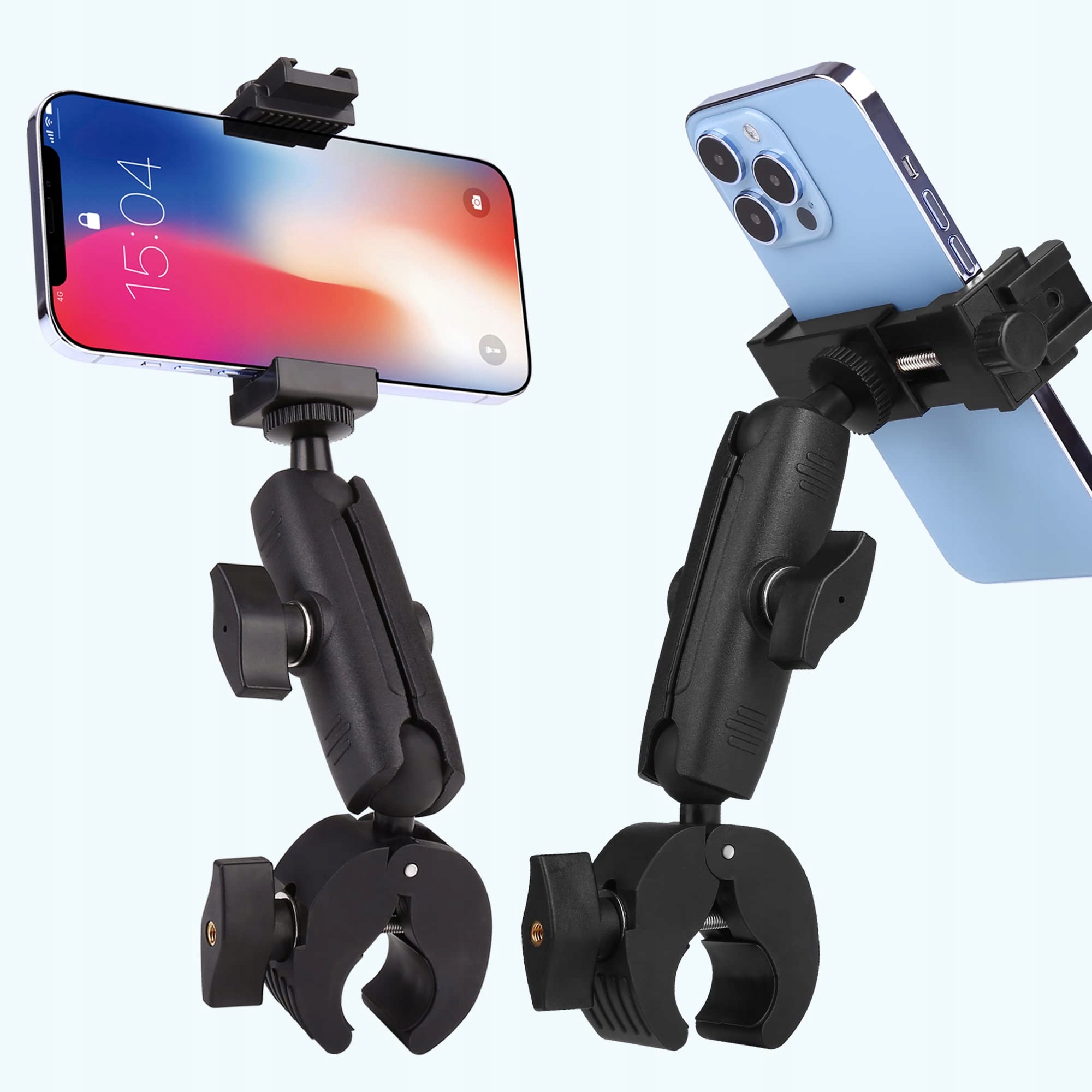 PEASTREX Statyw Mikrofonowy Uchwyt Telefonu 360° do Smartfonów 3.5-7 Cala — miniatura 9