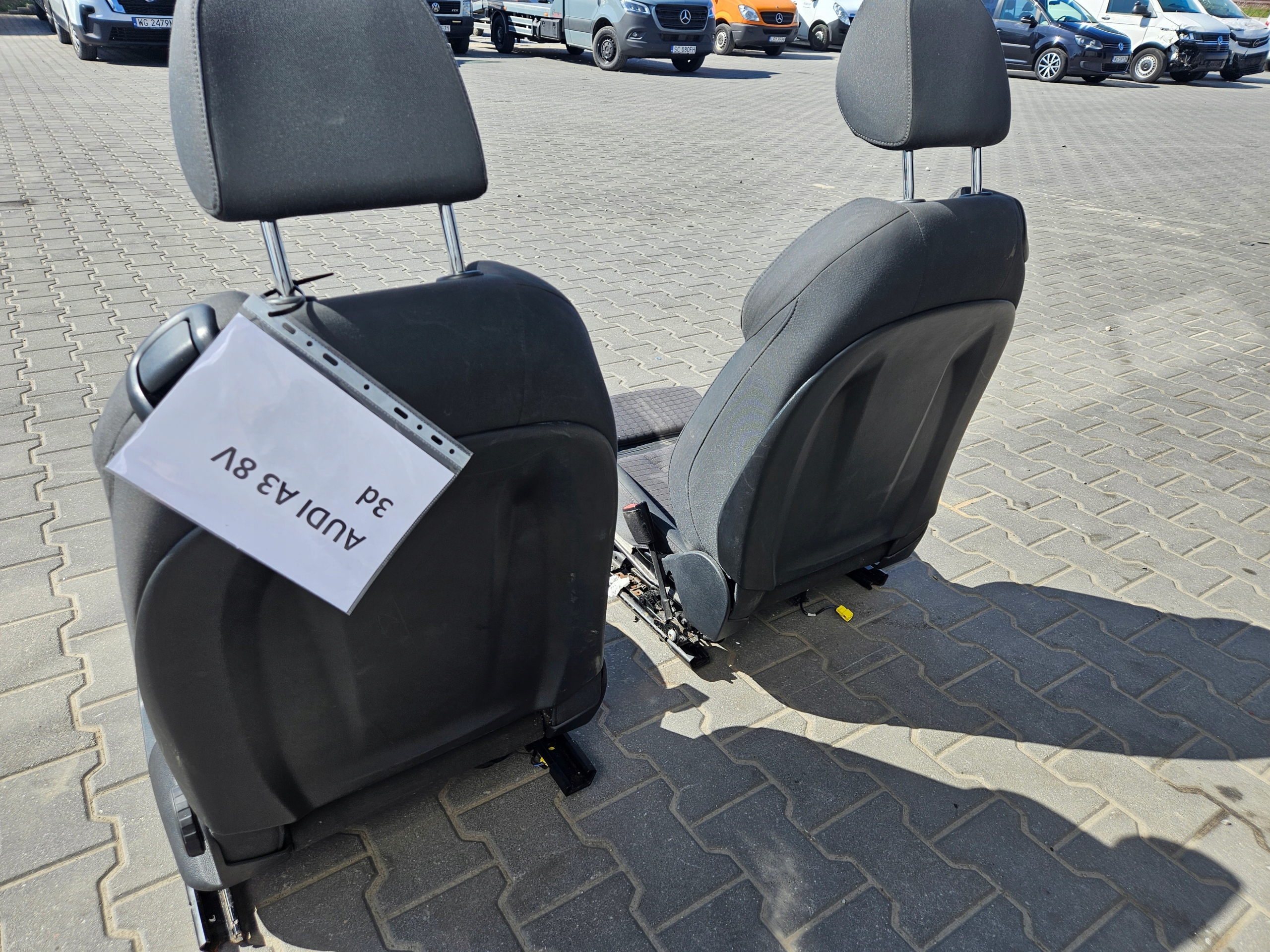 KOMPLET seats side S-LINE ANGLIK UK AUDI A3 8V 3d