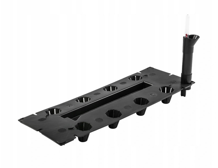 DONICZKA DONICA RATTAN SKRZYNKA OGRODOWA + WKŁAD Kolor czarny