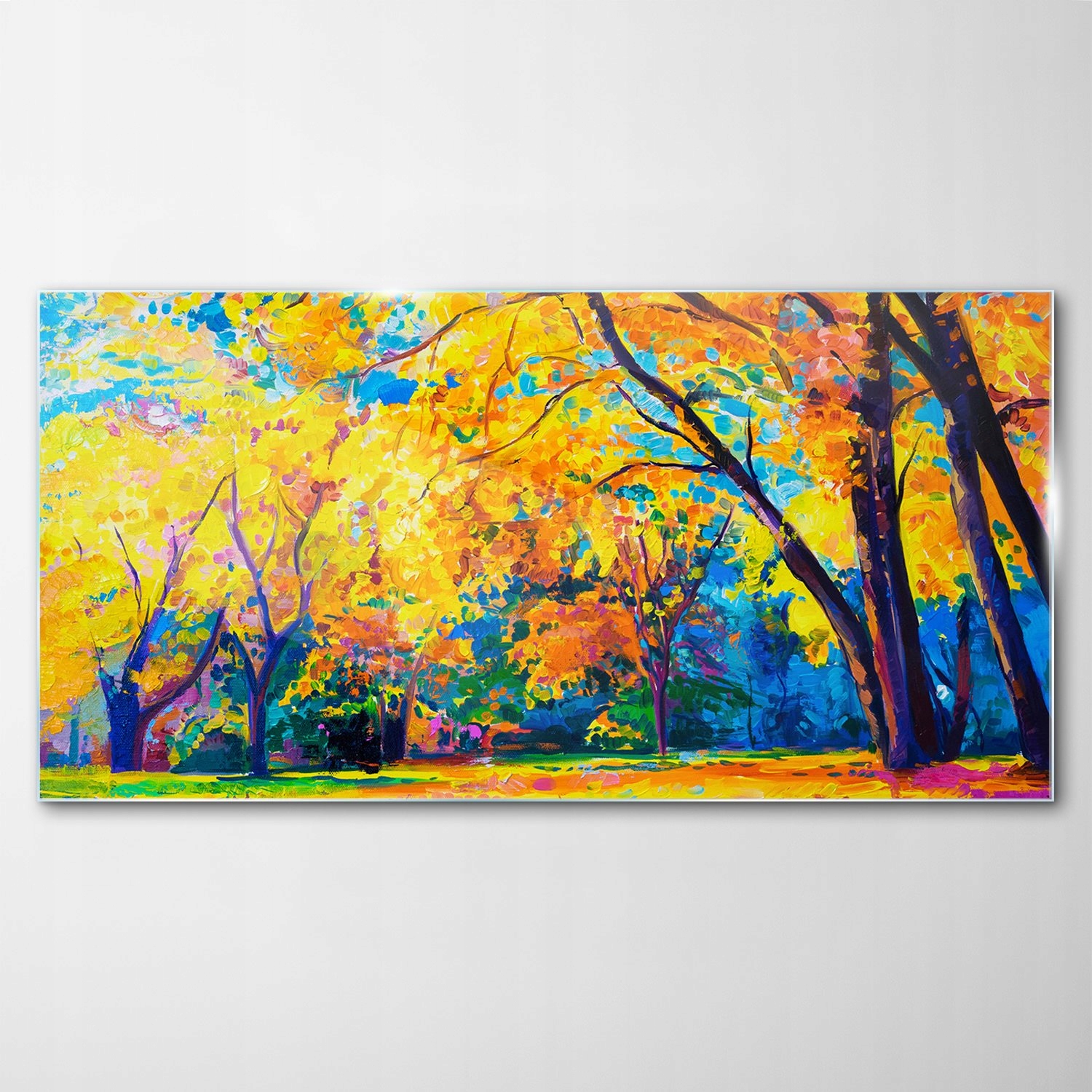 

Obraz na Szkle Dekor Krajobraz Jesień Las 120x60