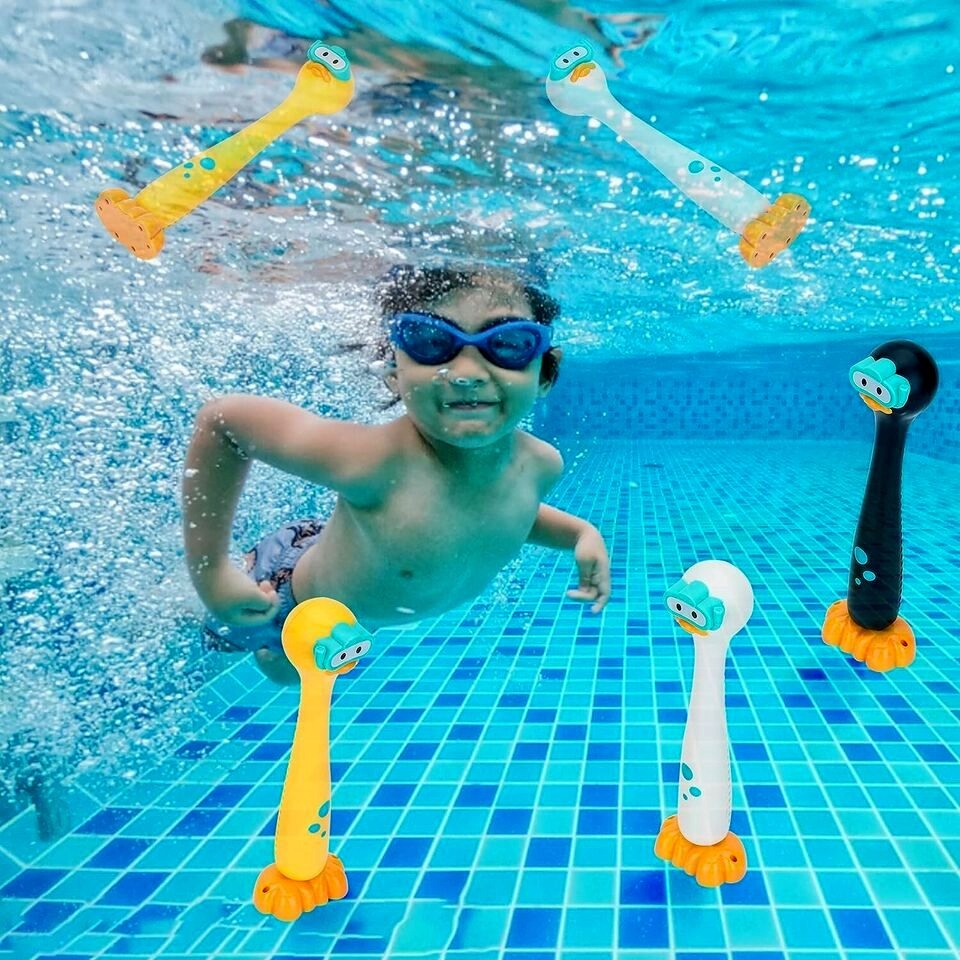 Kaczki DO NAUKI NURKOWANIA BASENU Zestaw 3szt Zabawki do nurkowania Duck Certyfikaty, opinie, atesty CE