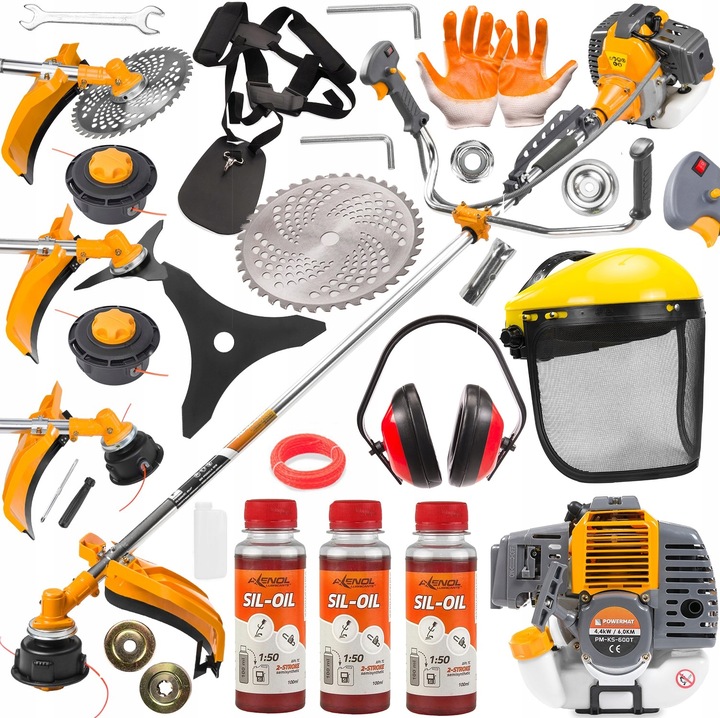 КУСТОРЕЗ ГАЗОНОКОСИЛКА ТРИММЕР ТОППЕР ЩИТ ПОДТЯЖКИ МАСКА 6 КМ