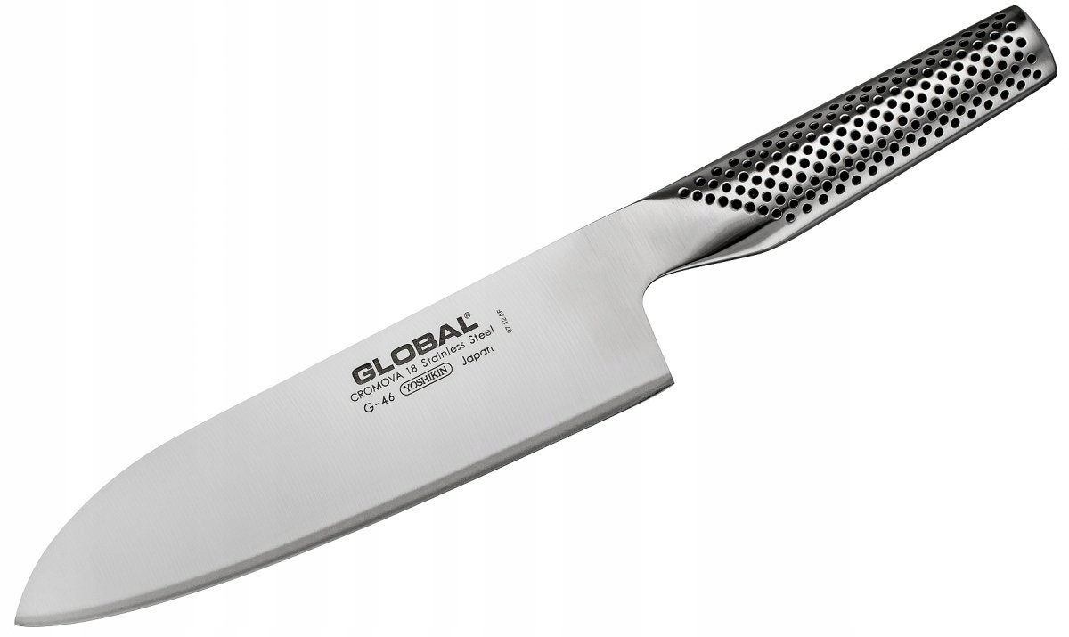 Nôž Santoku Global G-46 18 cm, Cromova oceľ 18, Univerzálny