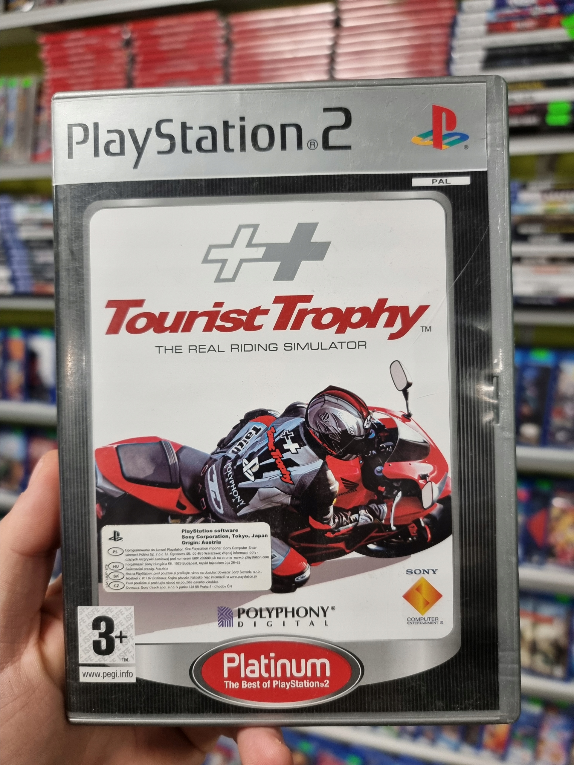 TOURIST TROPHY REAL DRIVING SIMULATOR PS2 POLSKA OKŁADKA STAN BDB+ Platforma Sony PlayStation 2 (PS2)