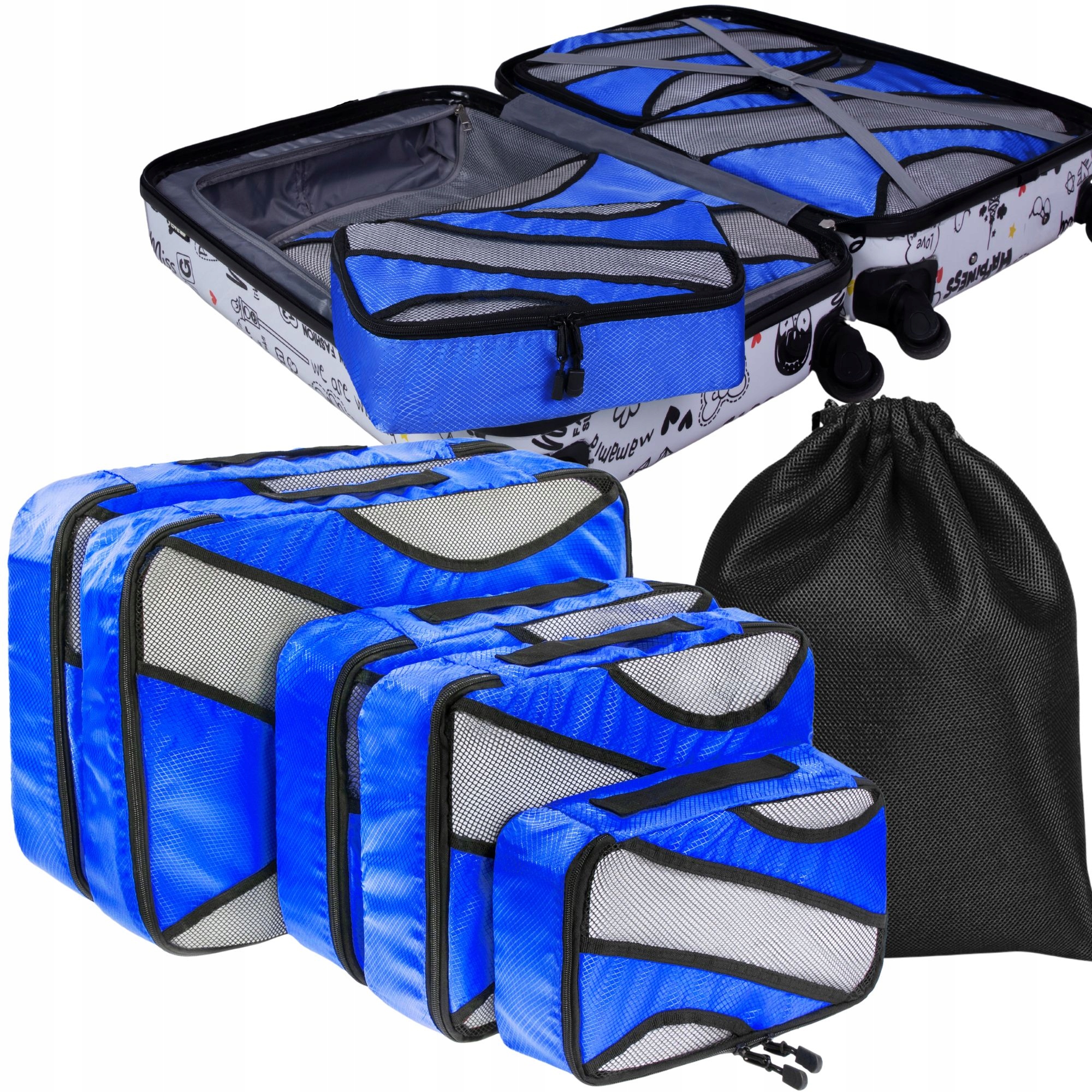 

Organizery Podróżne Zestaw 5 Szt Do Walizki Szafy