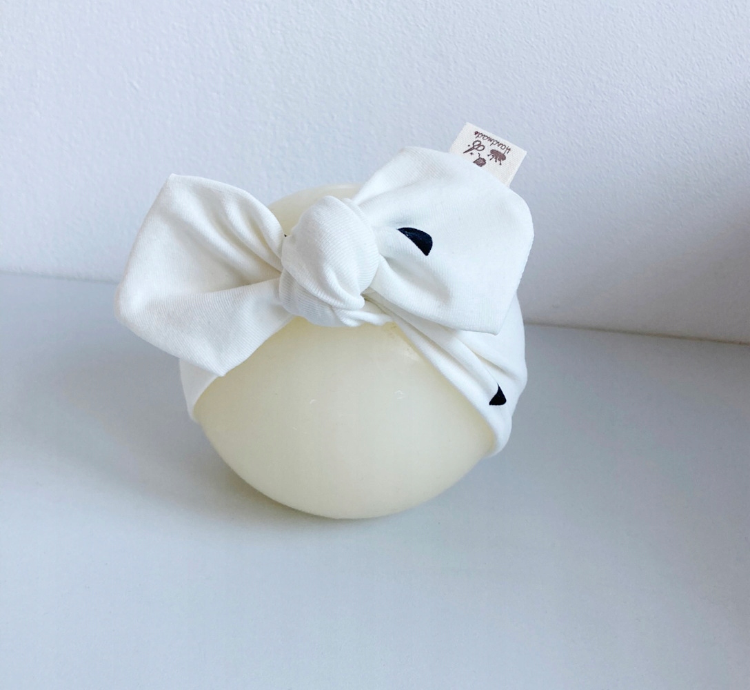 

Opaska na głowę Pin Up niemowlęca wiązana 30-40cm