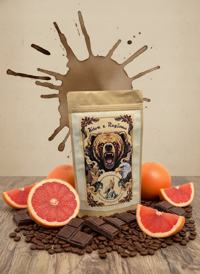 Káva Kamerun Robusta Natural. Gr.1 16/18 mletá 1000 g Aeropress