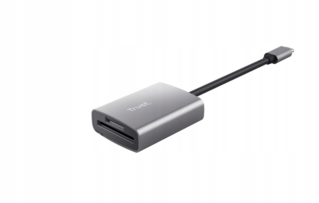 Trust 24136 czytnik kart USB 3.2 Gen 1 (3.1 Gen 1) Type-C Aluminium