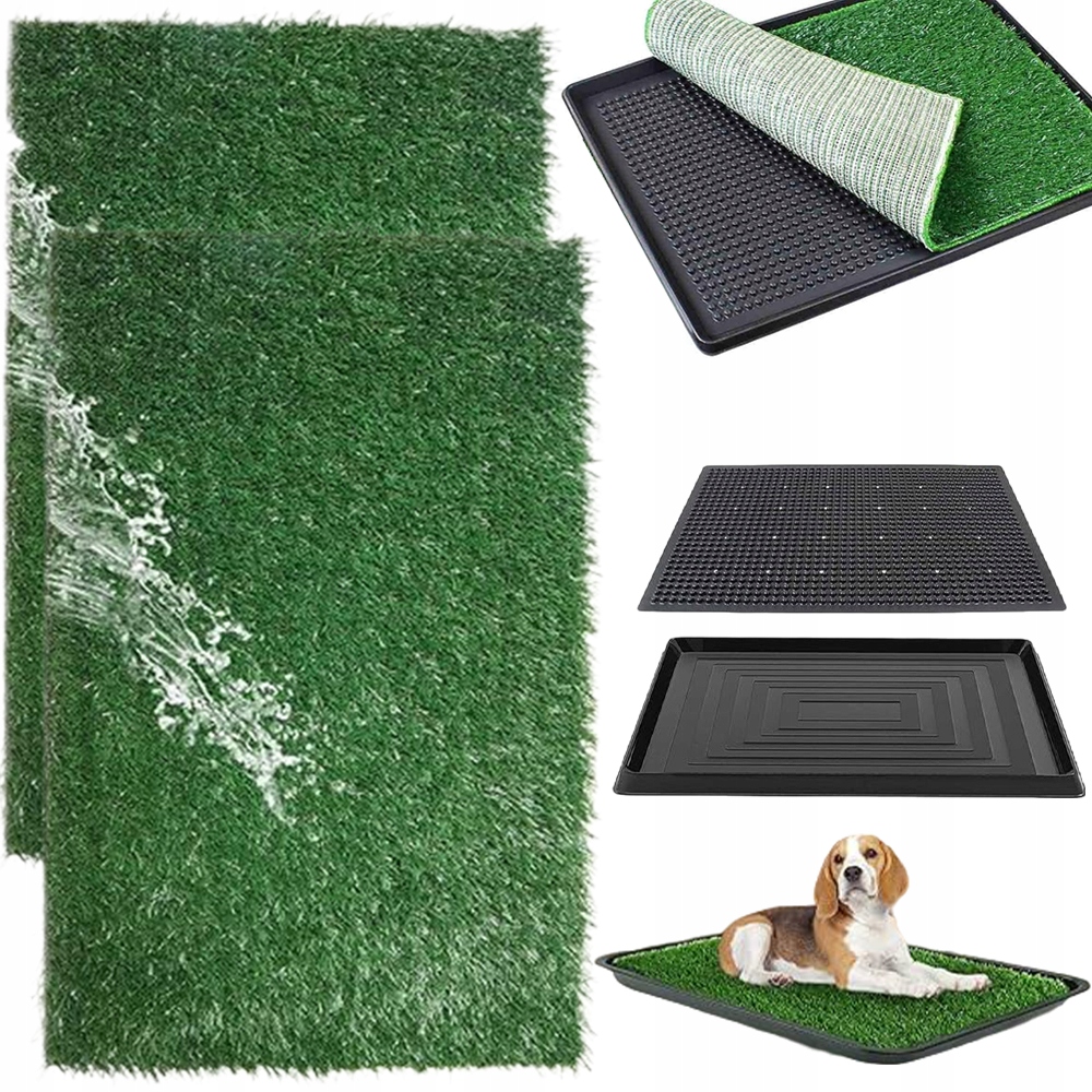 Levně Toaleta Pro Psy Z Přírodní Trávy, Toaleta, Umělá Podložka Do Bytu