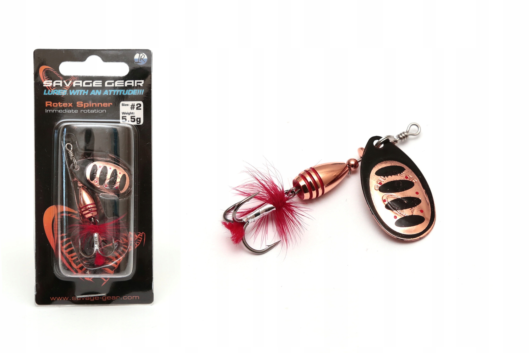 

Obrotówka Savage Gear Rotex COPPER-11,0 g
