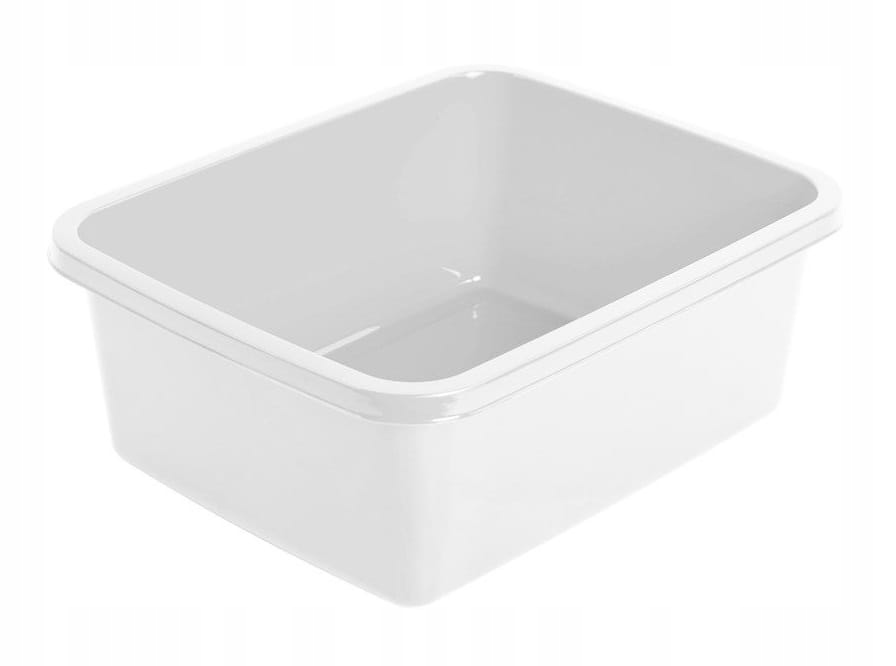 

Miska prostokątna Classic 11 l 37,5x30,5 cm biała