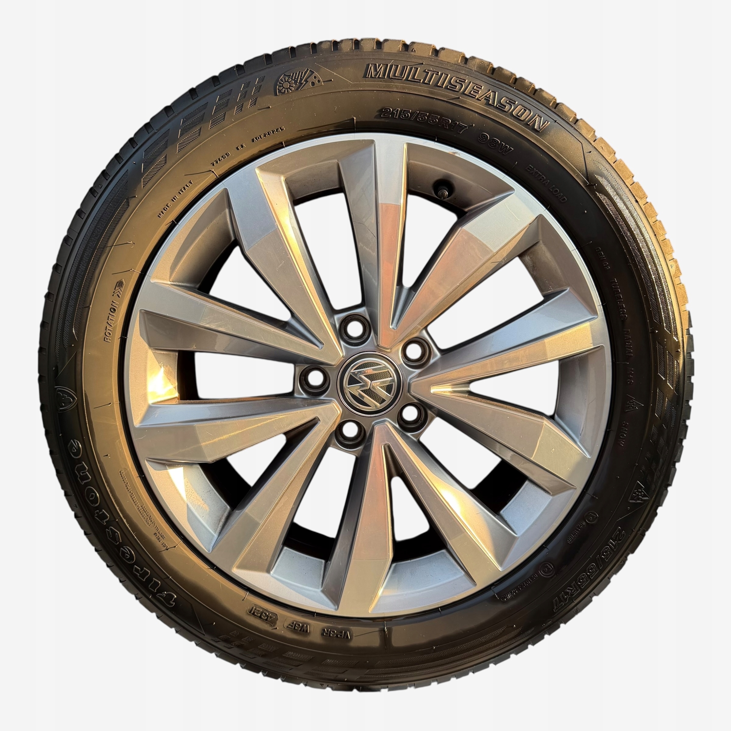 discs wheels tyres VOLKSWAGEN FIRESTONE 215/55/17" 4MM all season M+S