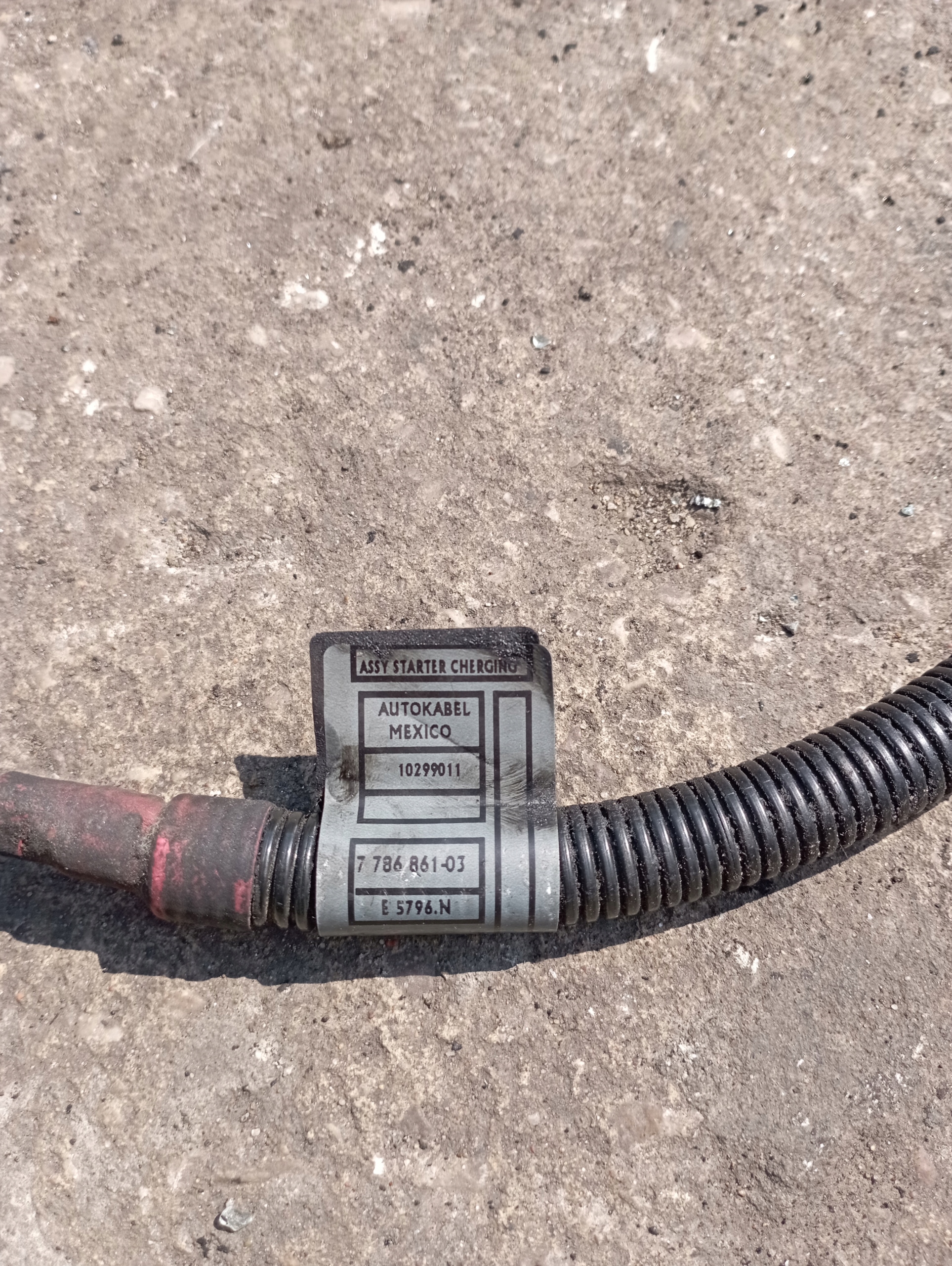KABEL ROZRUSZNIKA BMW X5 E53 3.0D 7786861