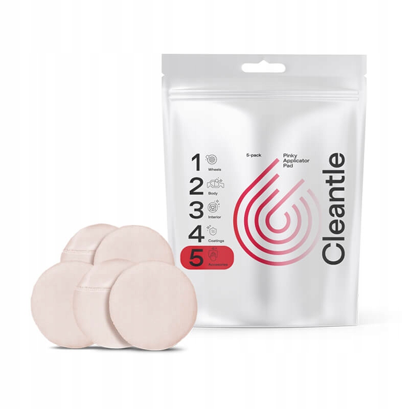 Cleantle Pinky Applicator Pad 5-pak aplikatory do nakładania powłok