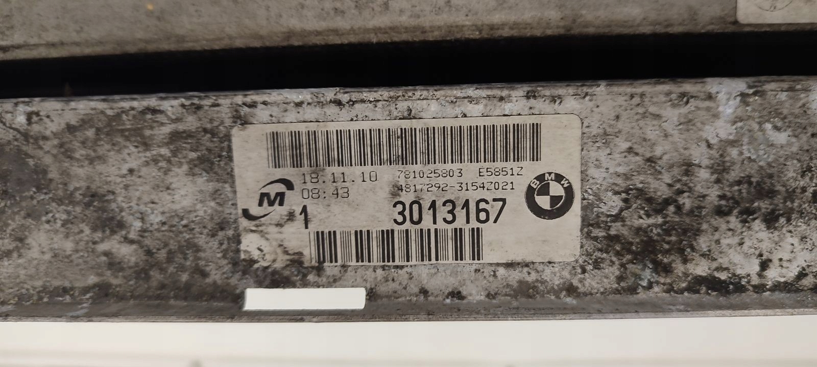 vízhütö a klímának intercooler BMW E90 E91 LIFT 2,0D