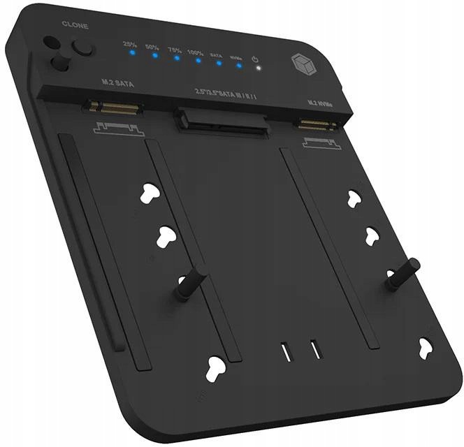 Icybox IB-2915MSCL-C31 Dokovací A Klonovací Stanice M.2 Nvme Sata USB3.1