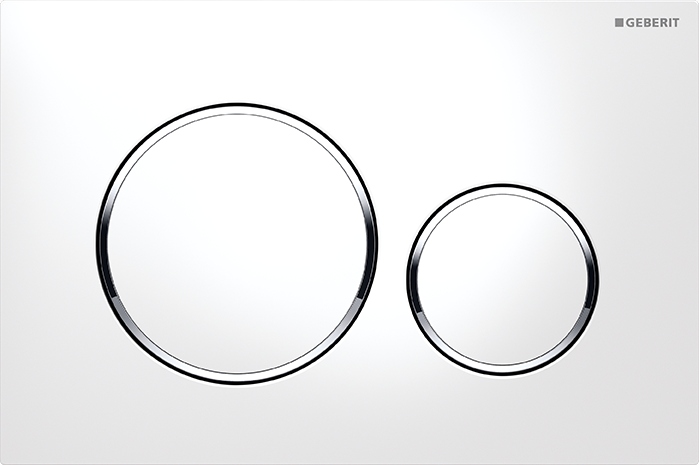 Przycisk spłukujący do WC Geberit Sigma biały