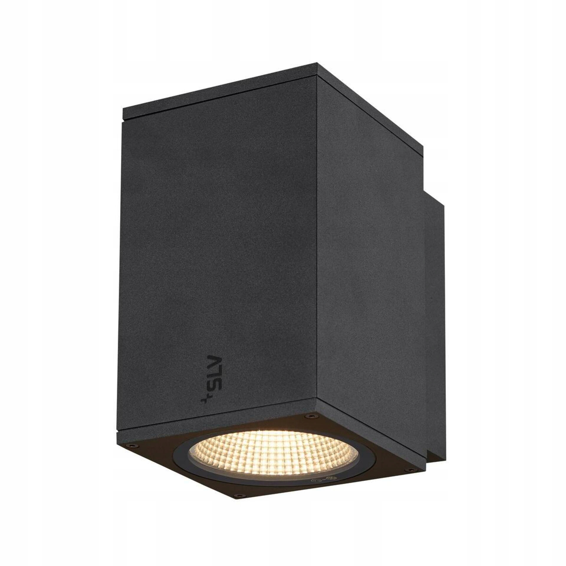 Venkovní Led nástěnné svítidlo Slv Enola Square M antracit 11W IP65