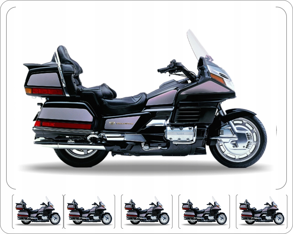 Nálepky Juula Pre Honda Gold Wing Gl 1500 1998 Čierne