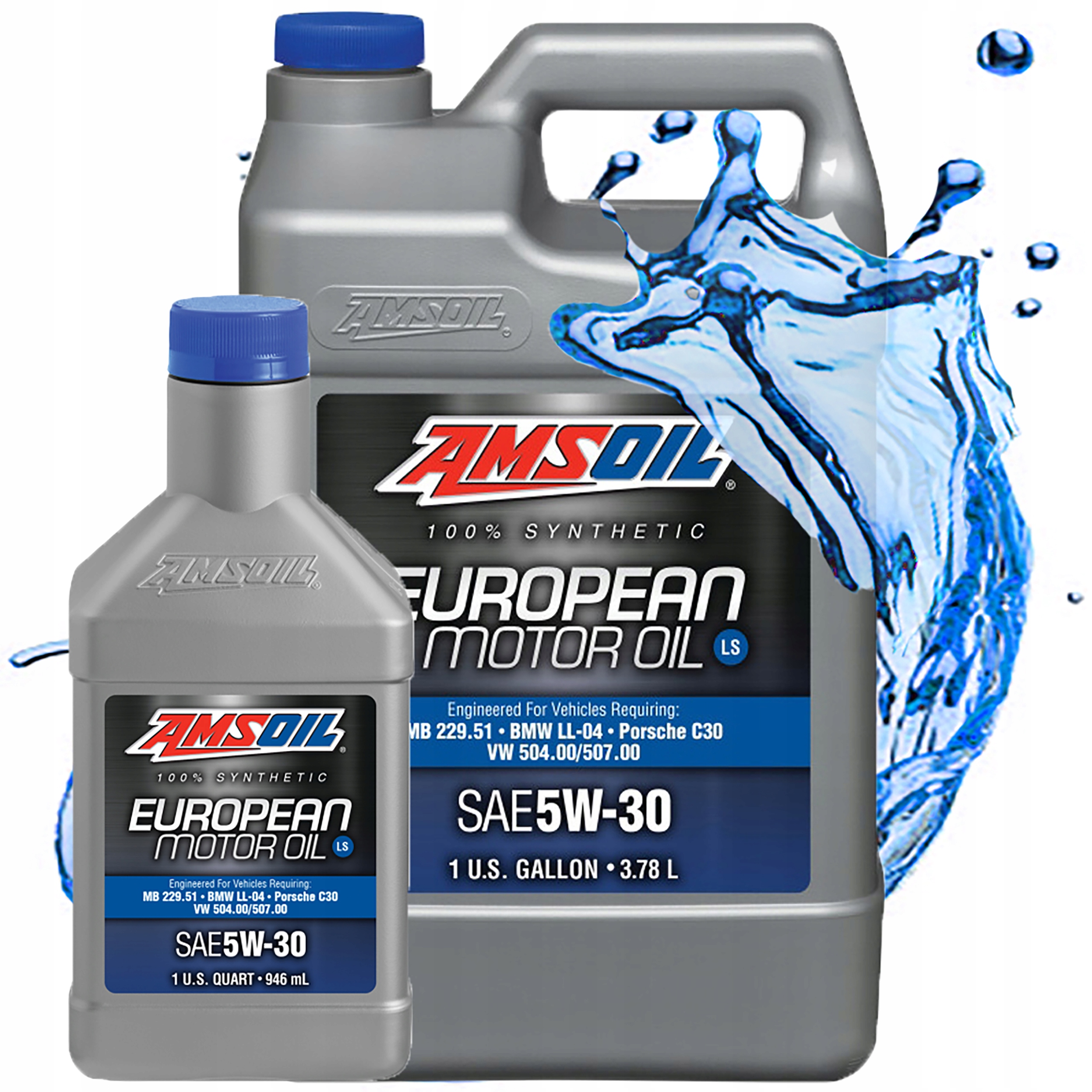 Syntetický Motorový Olej Amsoil 5V30 European Motor Oil Low Saps Ael 4,73