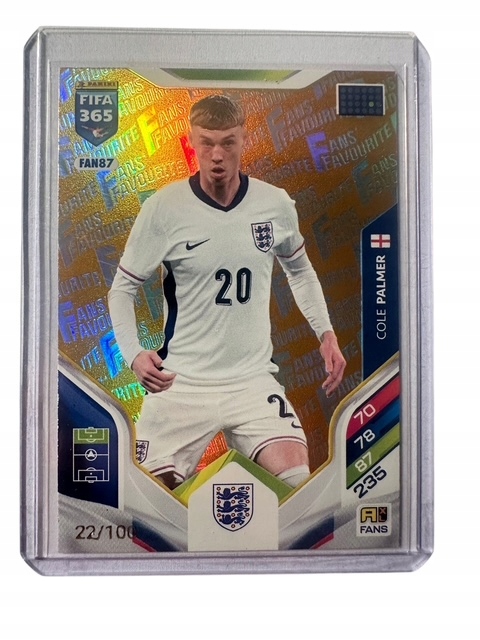 Fifa 365 2026 Adrenalyn XL Panini Fans FAN87 Palmer Orange 22/100
