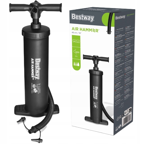 

Pompka Ręczna Do Materaca Basenu Bestway 3KOŃCÓWKI