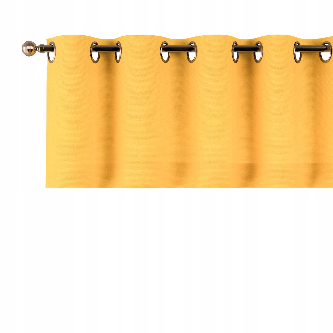 Lambrequin na kolieskach 260x40 cm oranžový