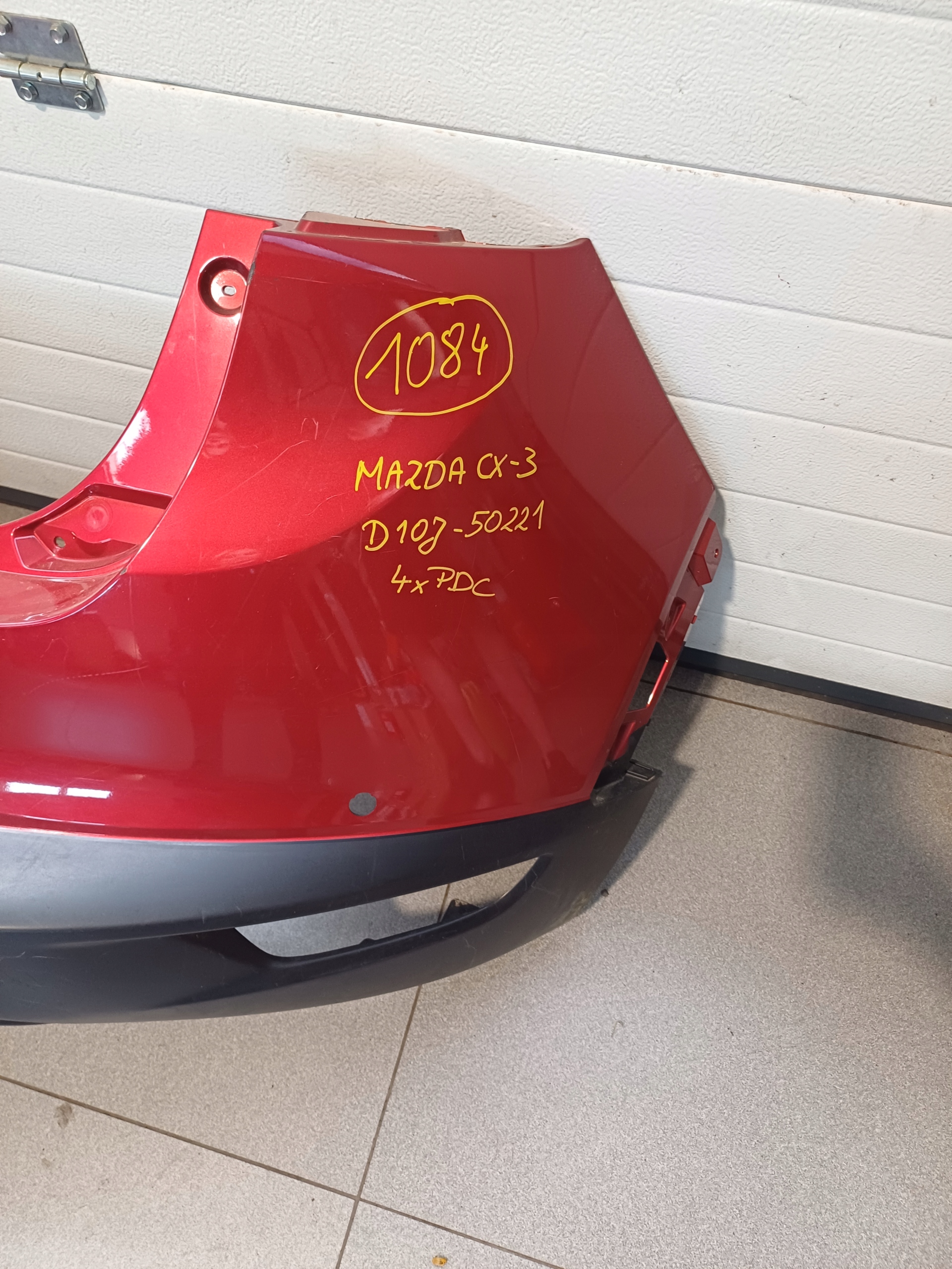 bumper rear part rear MAZDA CX3 D10J-5022 4 X PDC