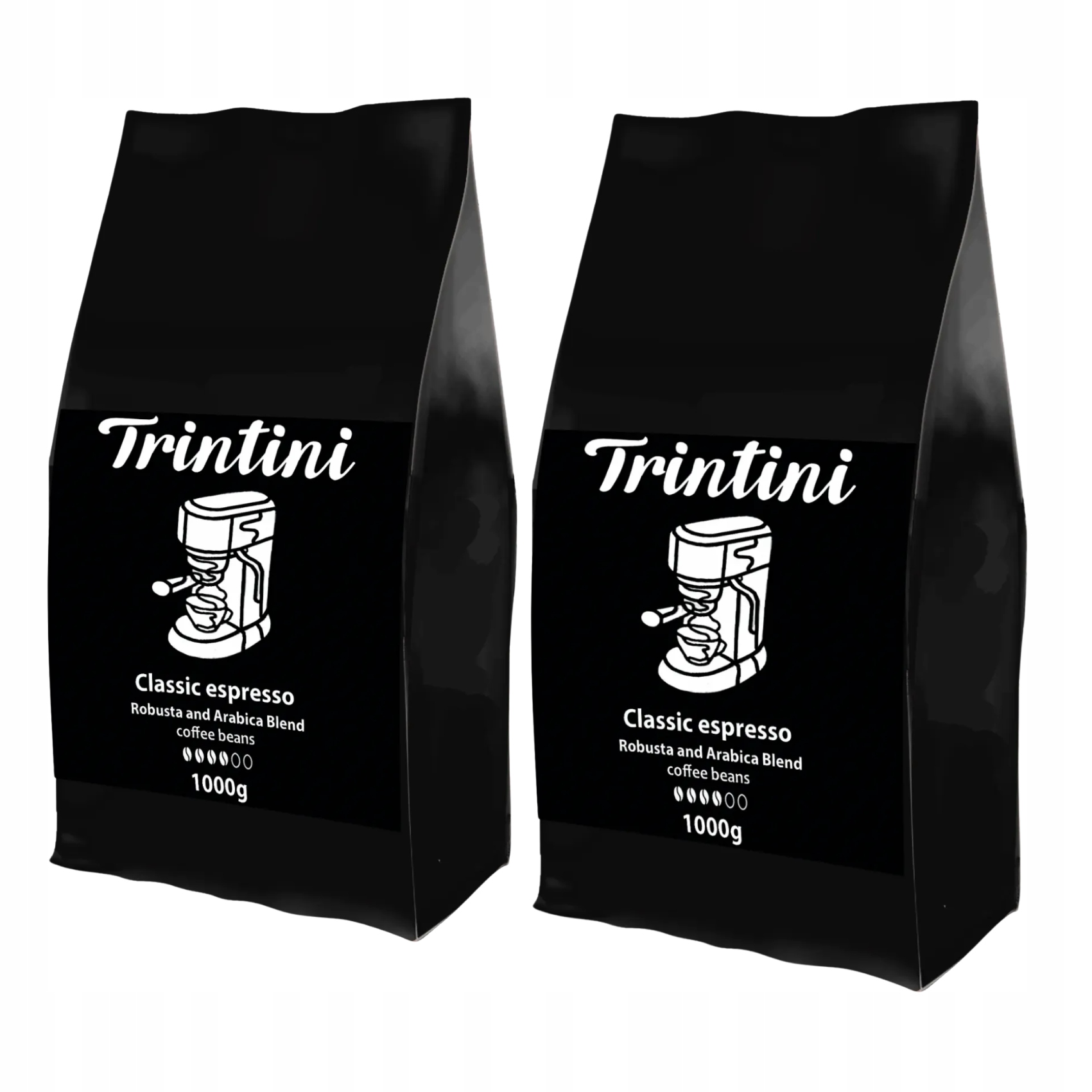 Levně 2 x Káva v zrnech 1 kg Fg Kaffee Roastery Trintini Espresso Arabica Robusta