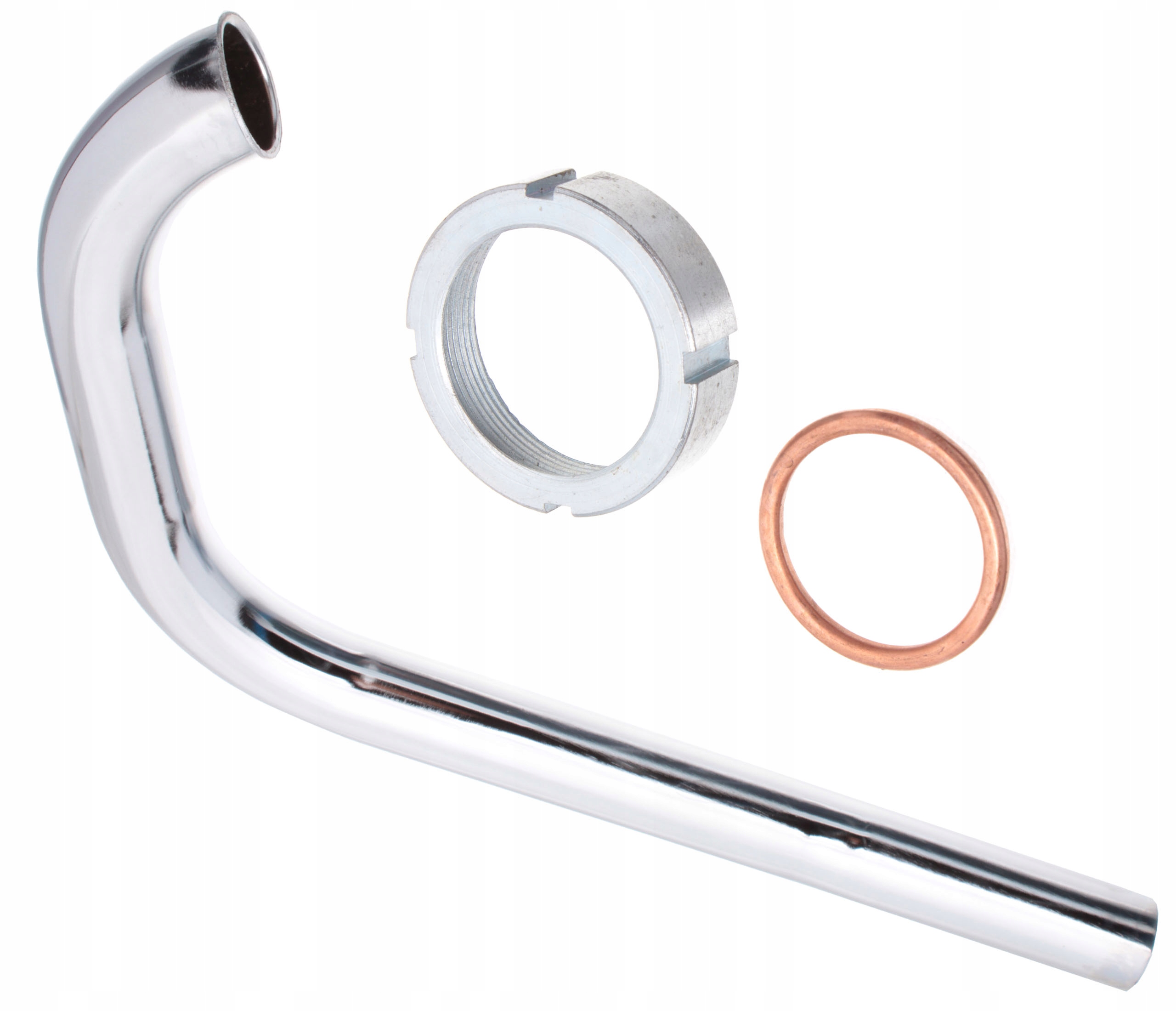 WSK 125 B3 Kolanko Wydechowe Nakrętka Jednoramówka