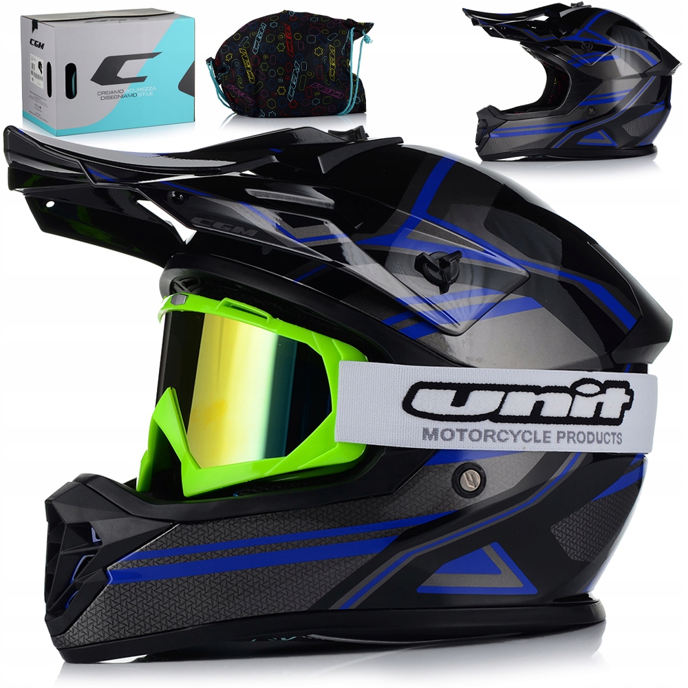 Motocyklová Prilba Cgm 267G Dirt Junior Cross Štvorkolka Atv Pre Deti Malý Ľahký