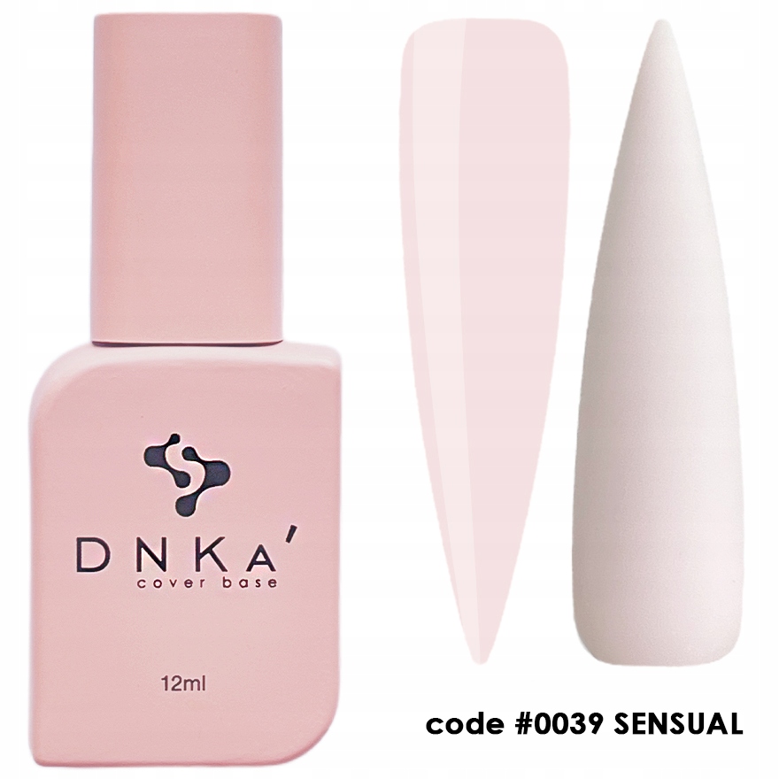 DNKa Cover Base 12 ml, 0039 MLECZNY RÓŻ