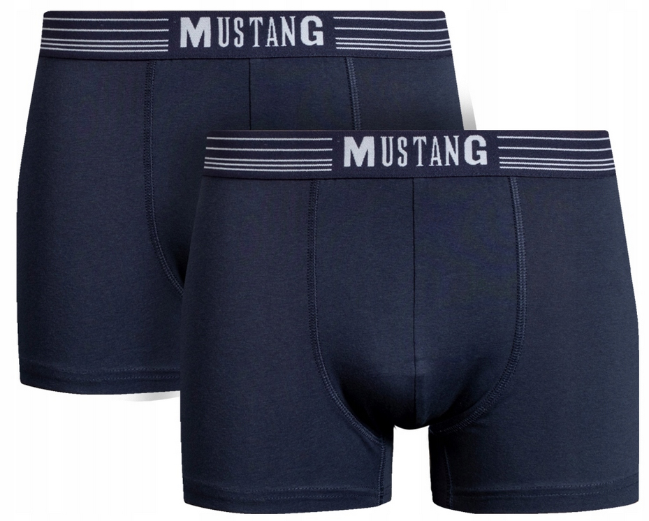

Mustang Bokserki Męskie 2 Szt Granatowe L