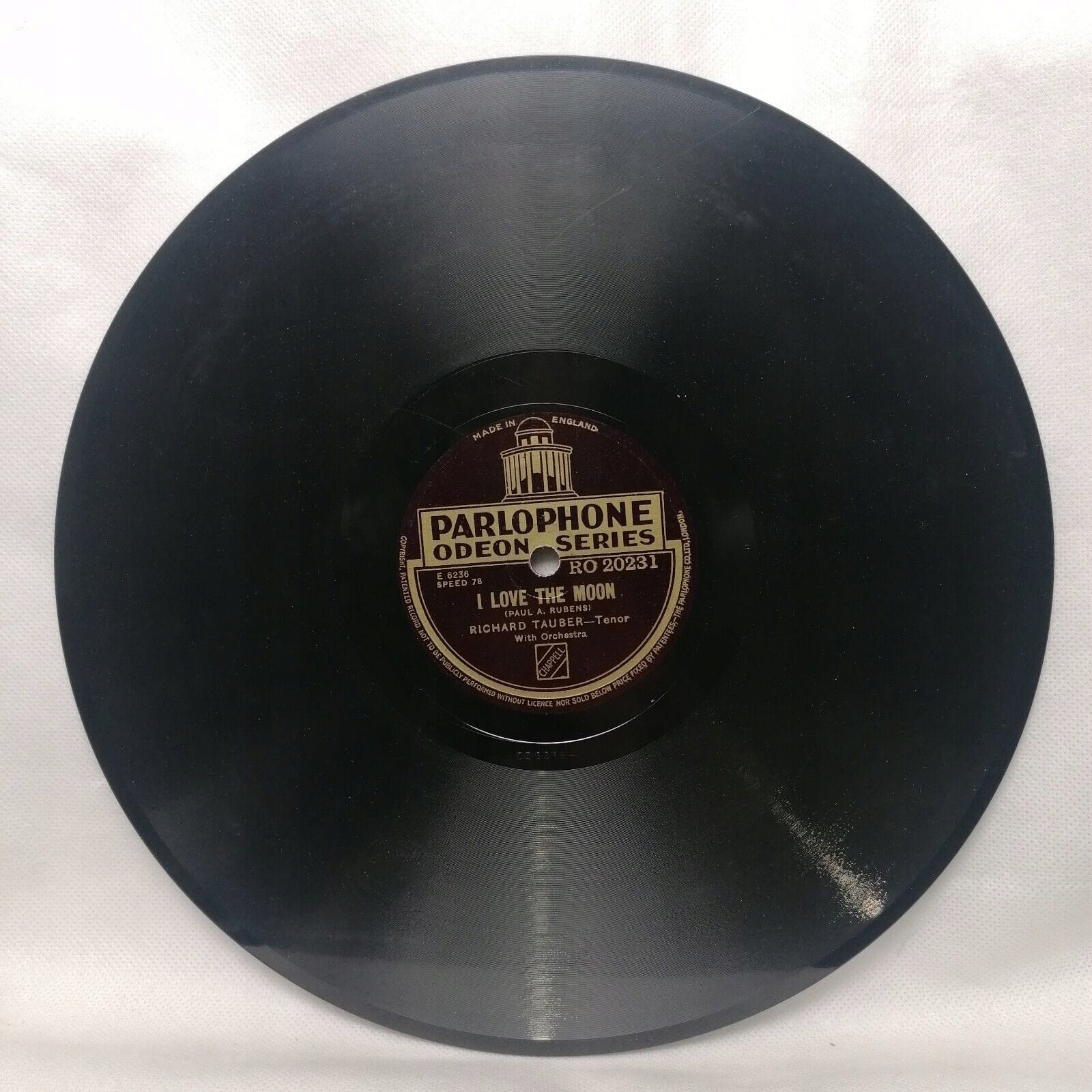 R.Tauber I Love Moon/Brown Bird RO20231 Parlophone