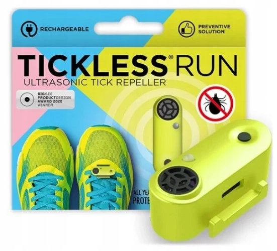 Tickless ultrazvukový proti kliešťom, Run Uv Yellow (RUN01UV)