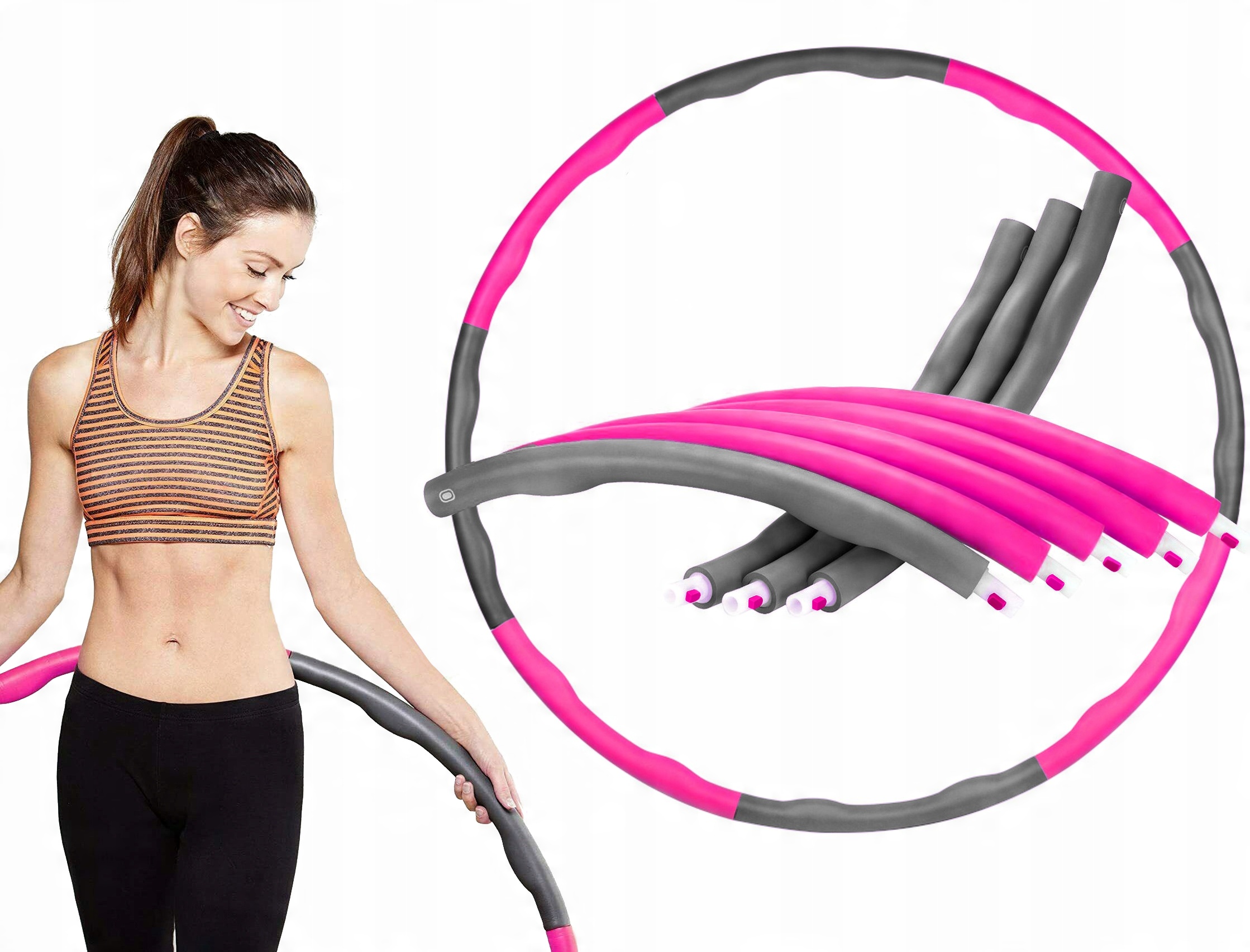 

Hula Hop Hoop Miękkie Ciężkie Z Masażem 1.2kg