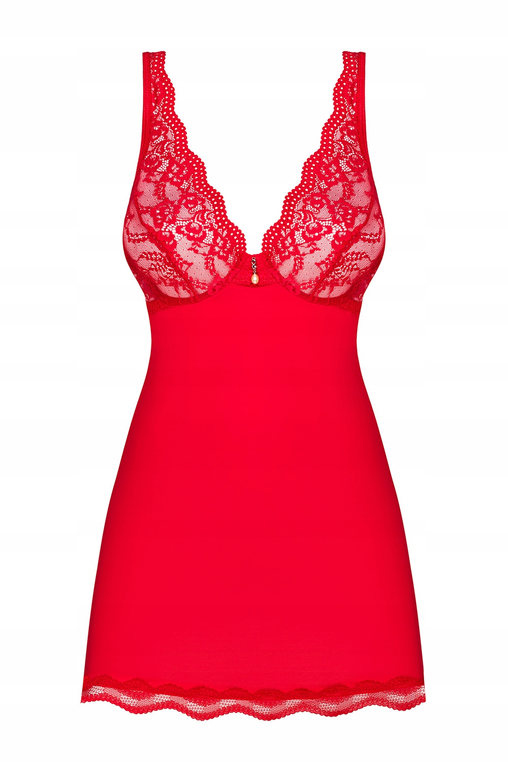Obsessive Luvae Babydoll červená tanga S/m