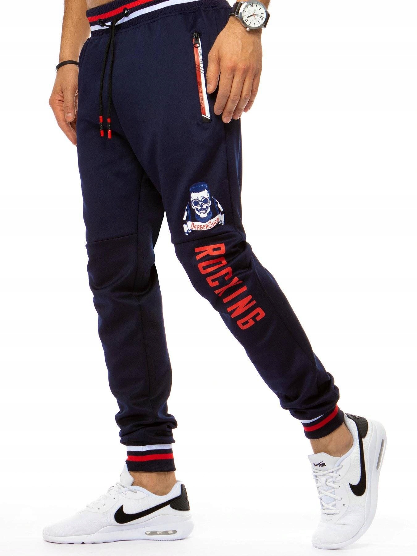 

Męskie Spodnie Dresowe Z Nadrukiem ux3073 - XXL