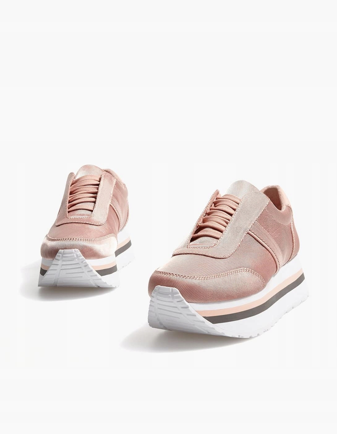 

Stradivarius_adidasy Platforma Trampki SNEAKERS289