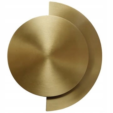 Lunar kinkiet 265x300 mm, 6W Led, Mosiądz szczotkowany, 3000K