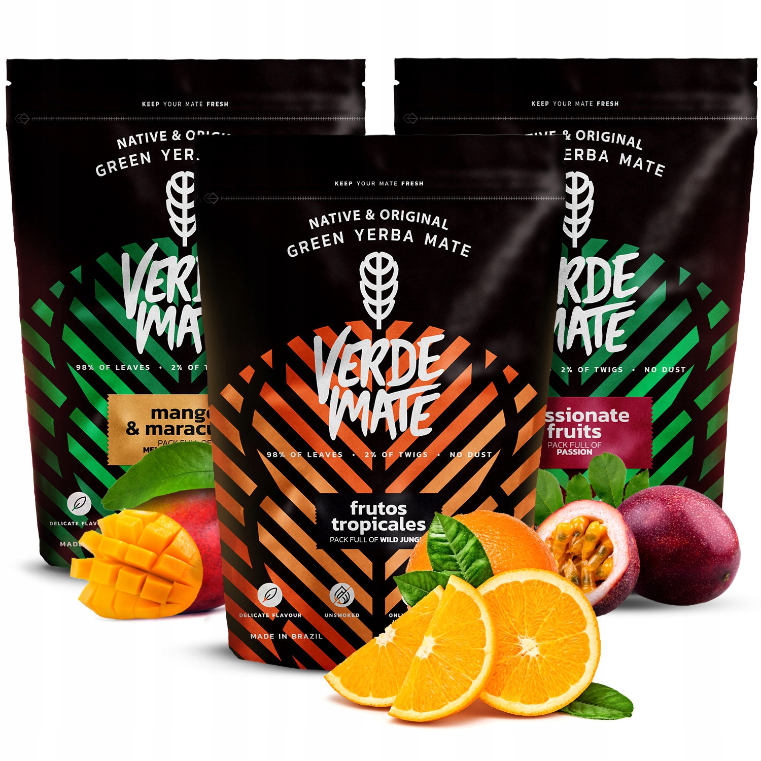 Yerba Verde Mate Green Ovoce 3x500g