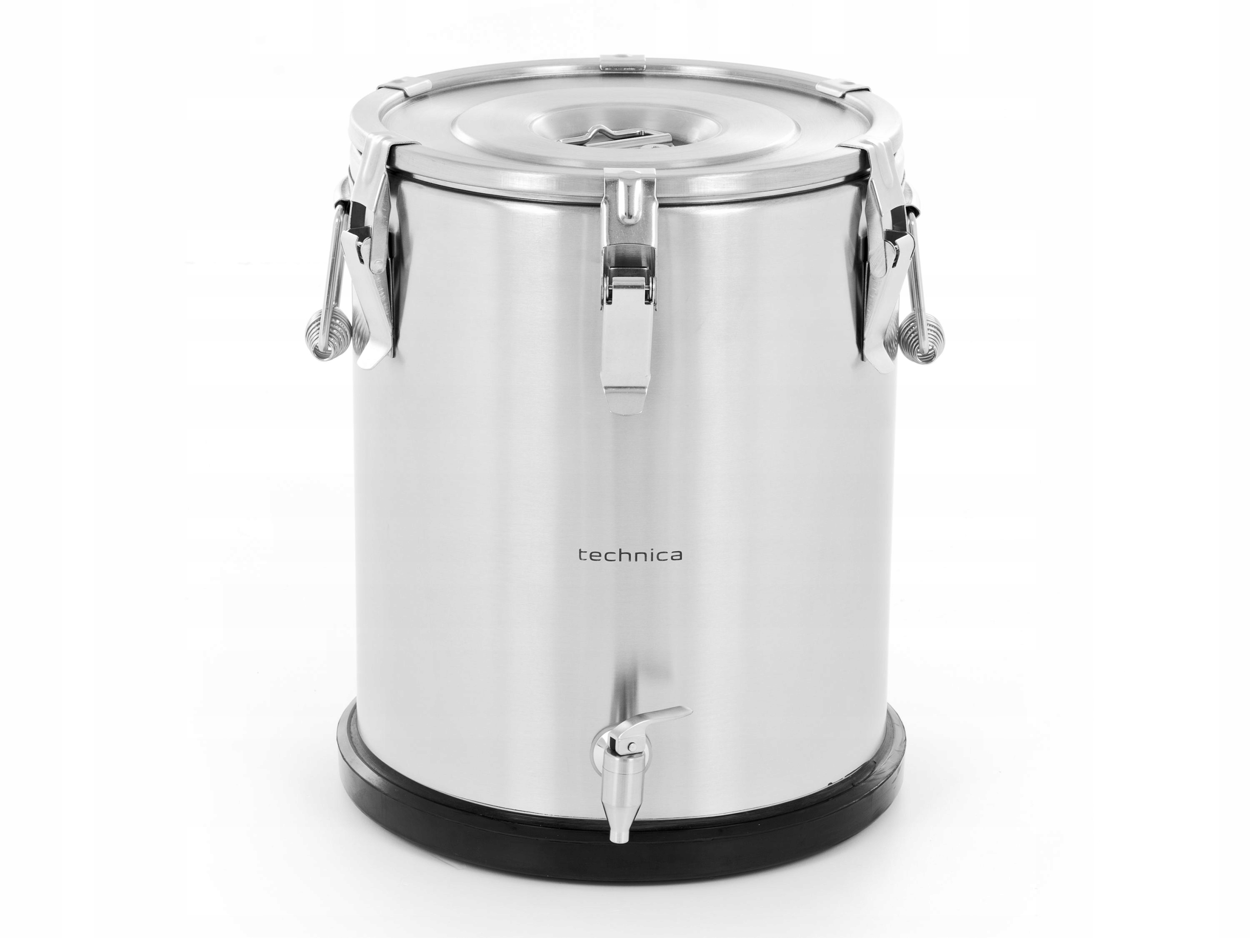 TERMOS GASTRONOMICZNY DO TRANSPORTU ŻYWNOŚCI STAL 25 L Z KRANEM TECHNICA