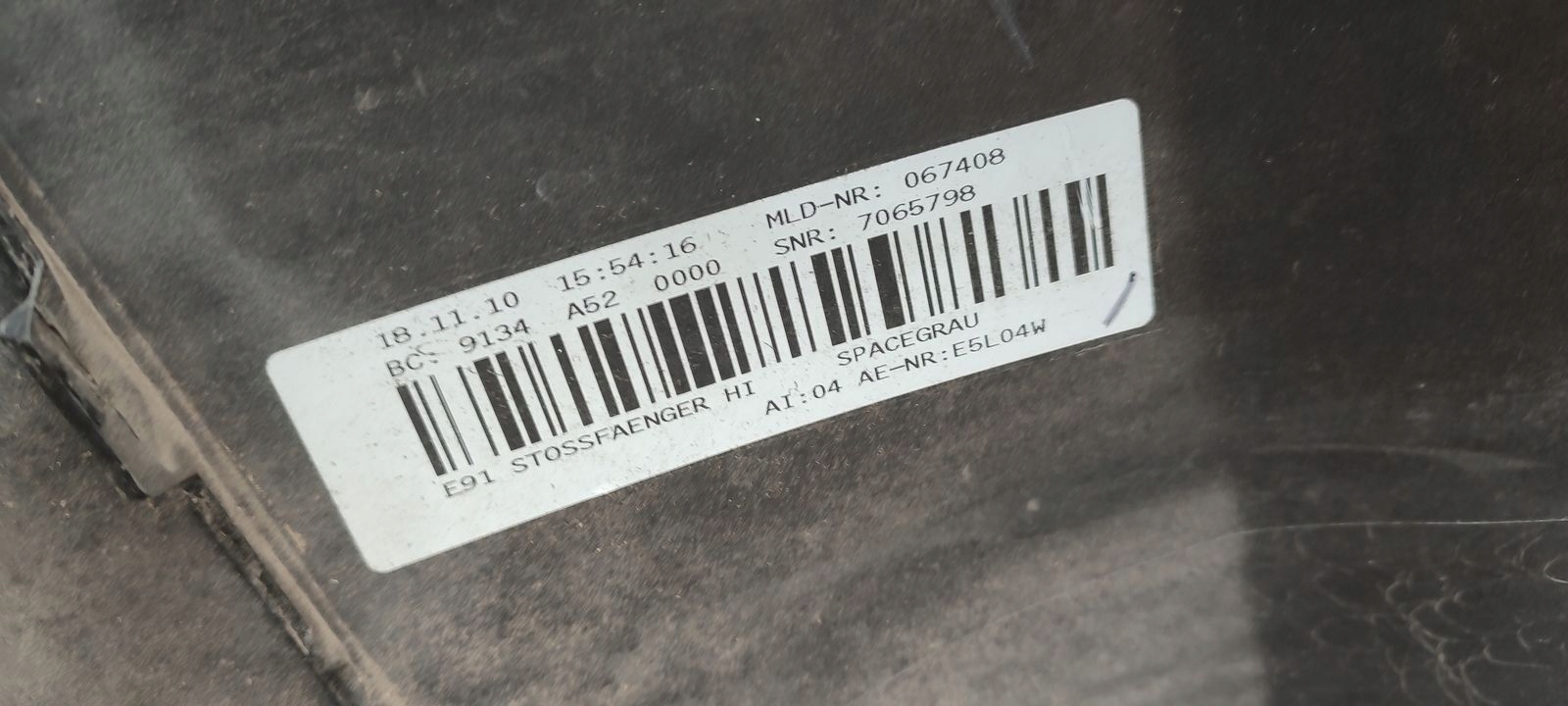 Stoßstange heck hinten BMW E91 LIFT A52/7