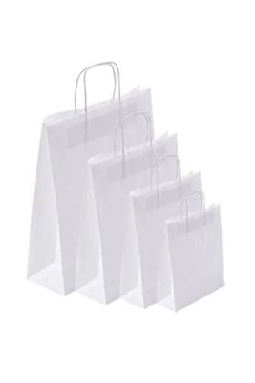 

Torba papierowa 300x170x340 mm biała 90g 10