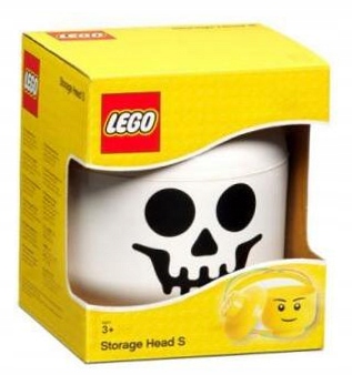 Lego pojemnik główka small skeleton