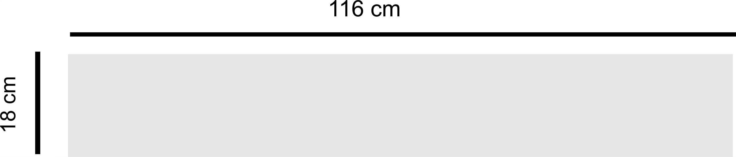 Úzká a dlouhá Metalová tabule Magnety z cest obdélník 116x18 Barvy